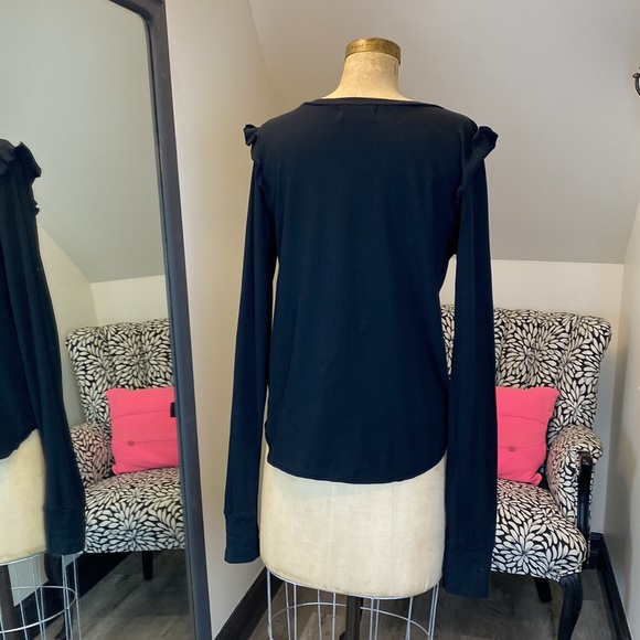 Wildfox Couture Brand I Dream in perfect French Ruffle pullover sweater tee top - Picture 4 of 9